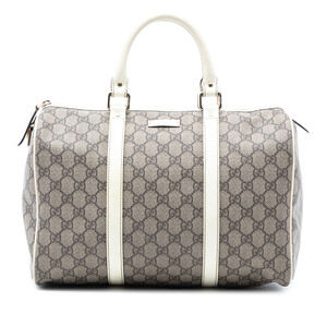 Pre-Loved Gucci Medium GG Supreme Joy Boston Bag